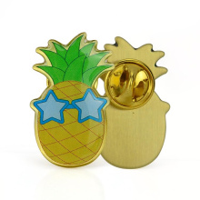 Top Quality Custom Manufacturer Cheap Print Fruit Logo Metal Lapel Pin Badges